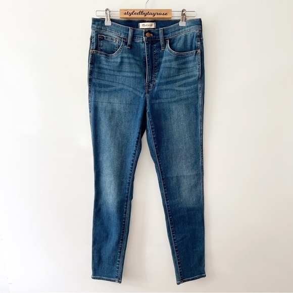 NWT Madewell 10" High-Rise Roadtripper Supersoft Jeans in Playford Wash - Picture 4 of 14